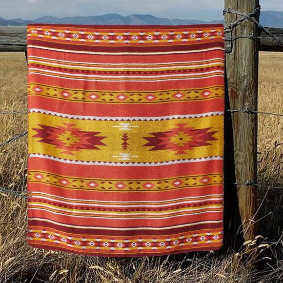 Patterned Throw Soft Sherpa Lining Blanket - Picture 3 of 6